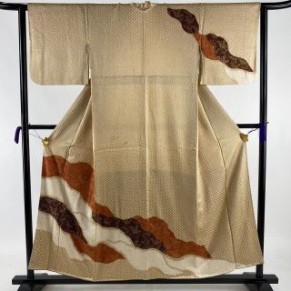 訪問着 優品 154.5cm 62cm 正絹 【中古】(着物)