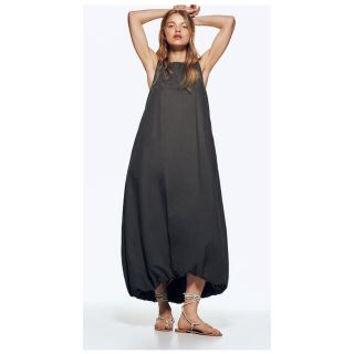 ザラ(ZARA)のzara ZARA ザラ パフヘムワンピース ワンピ(ロングワンピース/マキシワンピース)