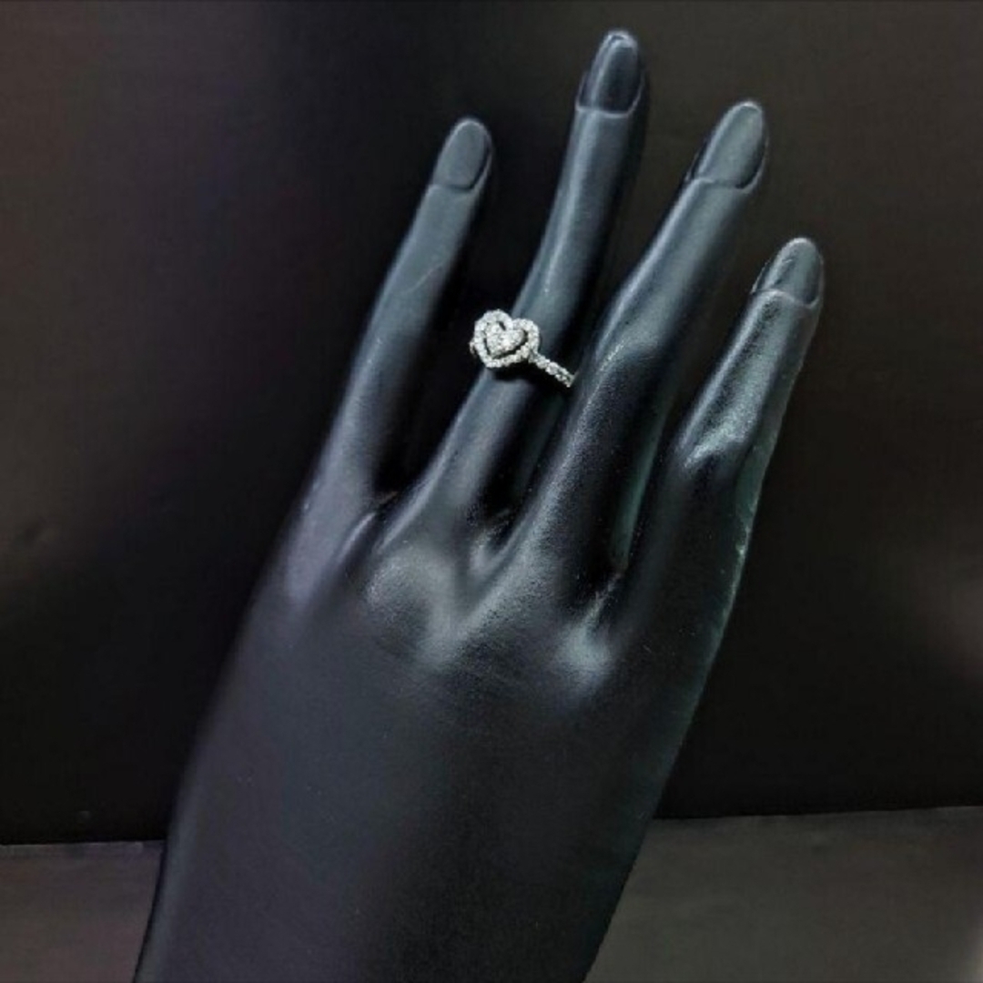 PonteVecchio(ポンテヴェキオ)のポンテヴェキオ ダイヤモンド ハートリング Total 0.45ct レディースのアクセサリー(リング(指輪))の商品写真