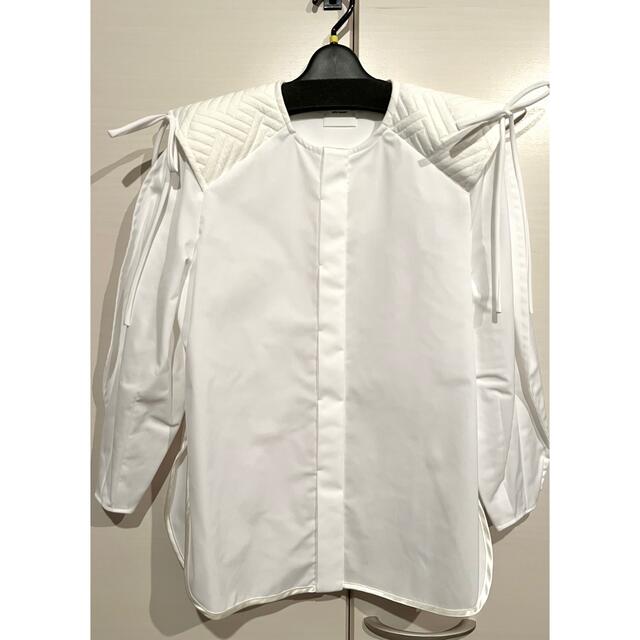 Yori☆Shirocon☆リボンパワーショルダーブラウス☆新品未使用
