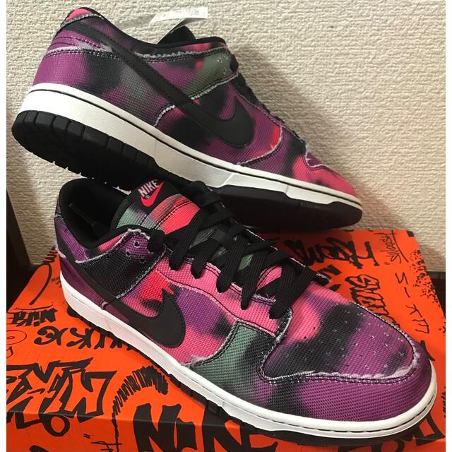 Nike Dunk Low Graffiti Pink / Black 29cm