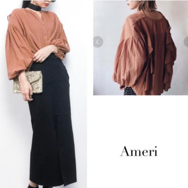 Ameri VINTAGE(アメリヴィンテージ)の値下げ【田中みな実着用】ameri アメリヴィンテージ  ブラウス レディースのトップス(シャツ/ブラウス(長袖/七分))の商品写真