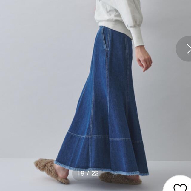 SNIDEL(スナイデル)のmaisondereefur デニムスカート　 レディースのスカート(ロングスカート)の商品写真