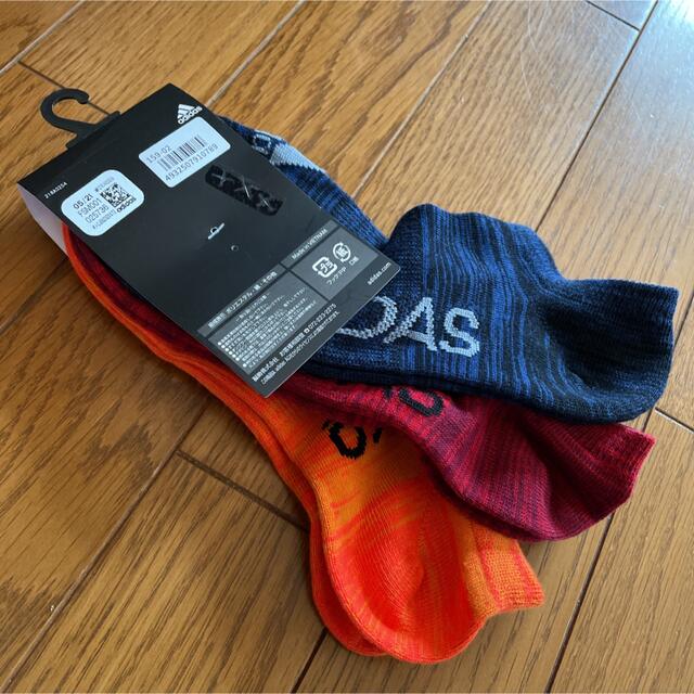 adidas(アディダス)のアディダスメンズ靴下❸足セット！24〜26㎝ メンズのレッグウェア(ソックス)の商品写真