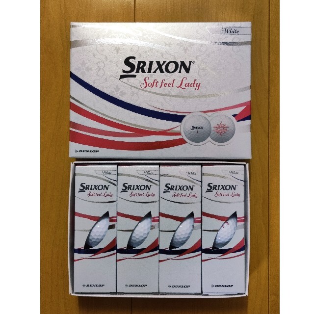 Srixon(スリクソン)のDUNLOP ゴルフボール SRIXON 1ダース ホワイト 新品 スポーツ/アウトドアのゴルフ(その他)の商品写真