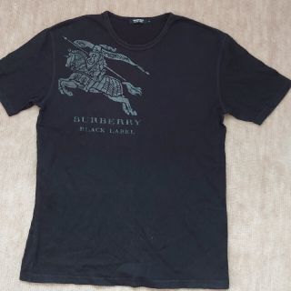バーバリーブラックレーベル(BURBERRY BLACK LABEL)の黒　Ｔシャツ(Tシャツ/カットソー(半袖/袖なし))