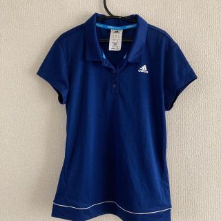 アディダス(adidas)のadidas tennis アディダス テニス ポロシャツ 紺色　レディース(ウェア)