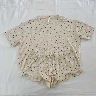 プチバトー(PETIT BATEAU)のrc61) rylee&cru Tシャツ ショートパンツ LOUNGESET(Tシャツ/カットソー)