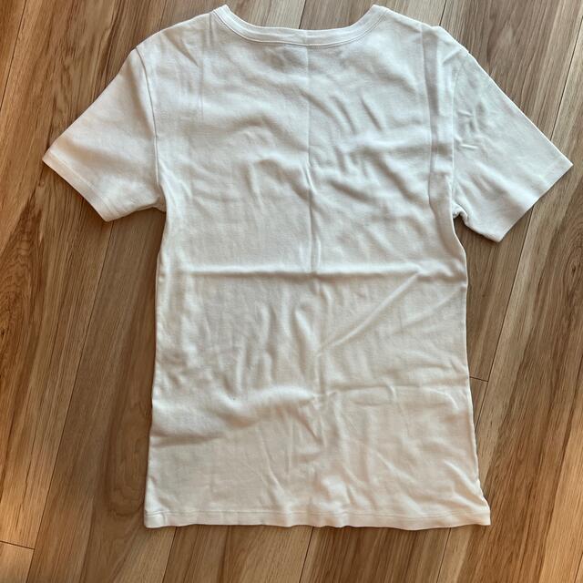 PETIT BATEAU(プチバトー)のプチバトー　クルーネック　Tシャツ　ホワイト　白 レディースのトップス(Tシャツ(半袖/袖なし))の商品写真