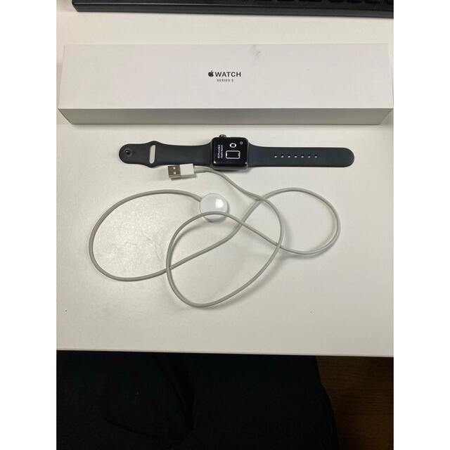 APPLE WATCH 3 GPSモデル SGAL BK130-200