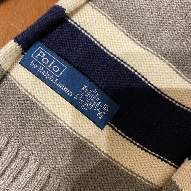 POLO RALPH LAUREN(ポロラルフローレン)のPOLO ラルフローレン　ラルフ　マフラー　ストール　キッズマフラー キッズ/ベビー/マタニティのこども用ファッション小物(マフラー/ストール)の商品写真