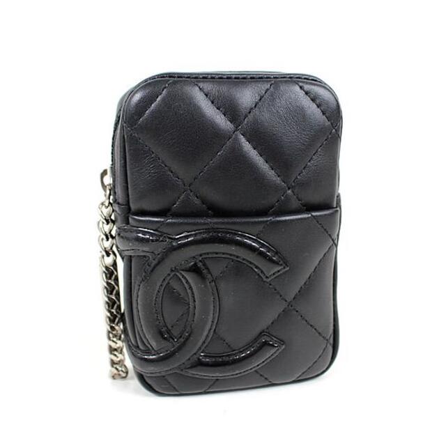 CHANEL(シャネル)のシャネル シガレットケース タバコケース　極美品 アイコスケース ブラック　カン レディースのファッション小物(その他)の商品写真