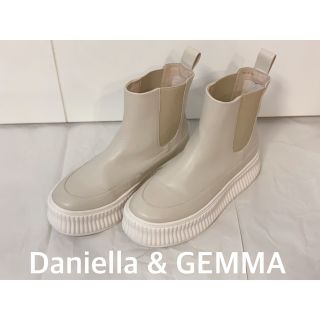 トゥモローランド(TOMORROWLAND)のDaniella & GEMMA レイン対応 サイドゴアブーツ 23.5cm(ブーツ)