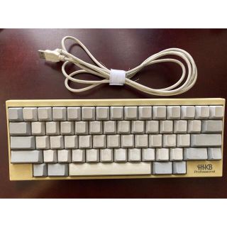 フジツウ(富士通)のHHK Keyboard Professional 2 無印字モデル　白(PC周辺機器)