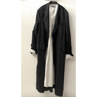 ポールハーデン(Paul Harnden)のELENA DAWSON  wool light coat カットオフ(テーラードジャケット)