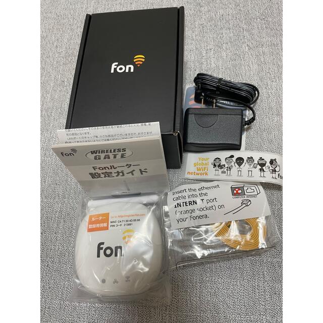 JENESIS FON2412J Fonルーター Fonera mini スマホ/家電/カメラのPC/タブレット(PC周辺機器)の商品写真