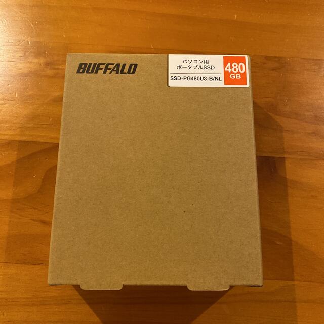 Buffalo ポータブルSSD 480GB SSD-PG480U3-B/NL