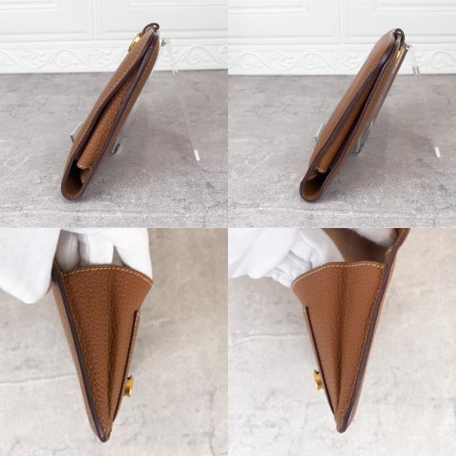 楽天 Hermes - 美品❤️ エルメス ドゴンGM ブラウン系 長財布 財布