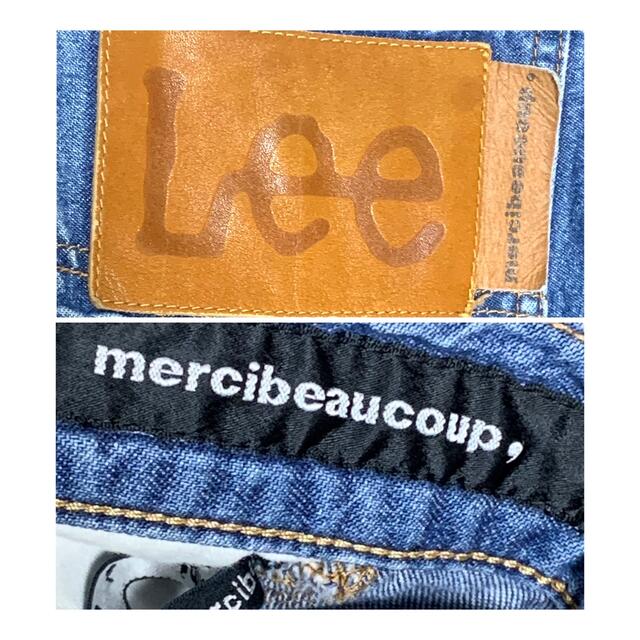 匿名発送　美品　mercibeaucoup,×Lee コラボ　サルエルデニム　Mメンズ