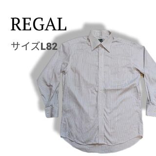 リーガル(REGAL)の【訳あり特価】REGAL　ホワイトブラックストライプシャツa173(シャツ)