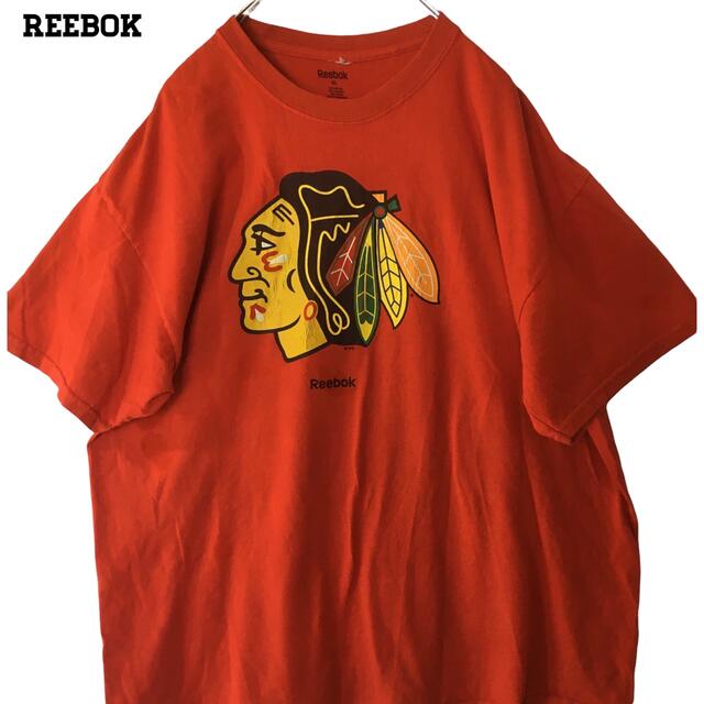 Reebok   US輸入リーボック NHL Tシャツ シカゴブラックホークス