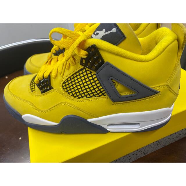 極美品 NIKE AIR JORDAN 4 RETRO TOUR YELLOW