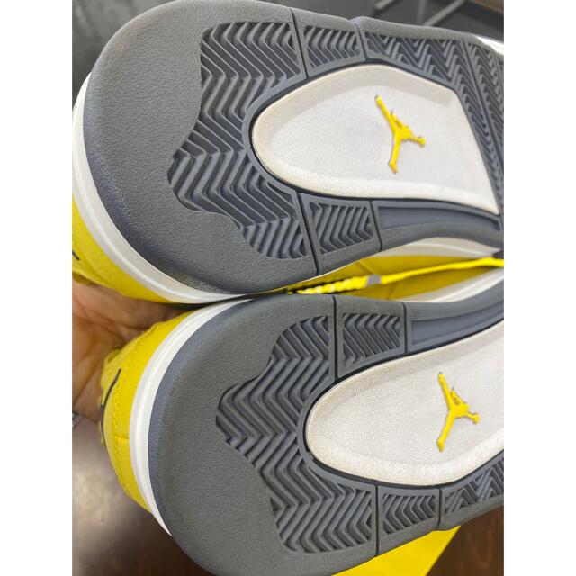 極美品 NIKE AIR JORDAN 4 RETRO TOUR YELLOW