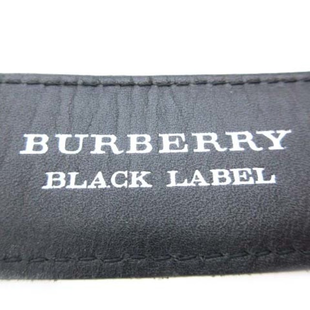 BURBERRY BLACK LABEL(バーバリーブラックレーベル)のバーバリーブラックレーベル レザーベルト 本革 ビジネス フォーマル ハトメ式 メンズのファッション小物(ベルト)の商品写真