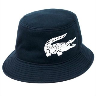 ラコステ(LACOSTE)の未使用★ラコステ　帽子　ハット　ビッグロゴ　バケットハット　ワニロゴ(ハット)