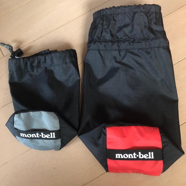 mont bell(モンベル)のコスパ最高❗️3-7歳使える、モンベル レインウェア　パンツ2本セット スポーツ/アウトドアのアウトドア(登山用品)の商品写真