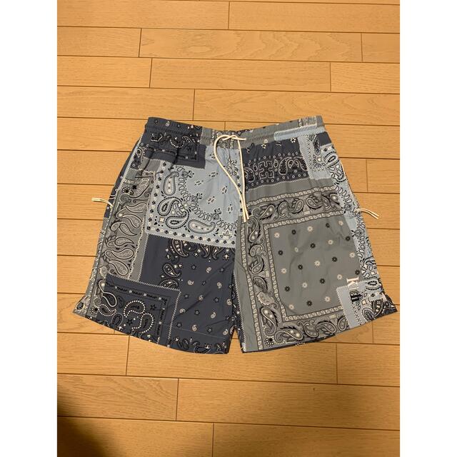Kith Printed Active Swim Short バンダナペイズリー 100%品質 9000円