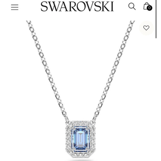 スワロフスキー(SWAROVSKI)のスワロフスキー ネックレス Millenia ブルー(ネックレス)