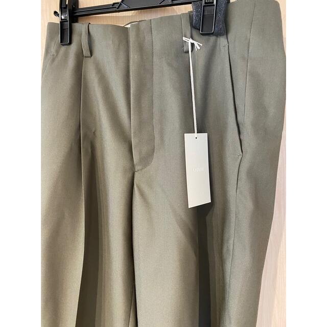 リドム  VISCOSE STRAIGHT SLACKS KHAKI 22ss