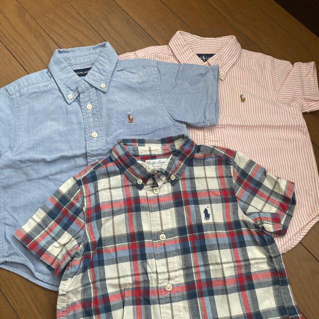 POLO RALPH LAUREN(ポロラルフローレン)のラルフローレン　定番半袖シャツ　3枚まとめて キッズ/ベビー/マタニティのキッズ服男の子用(90cm~)(Tシャツ/カットソー)の商品写真