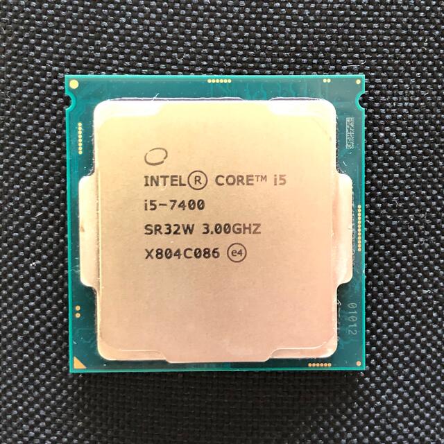 Intel Core i5 -7400 第７世代 CPU 動作品