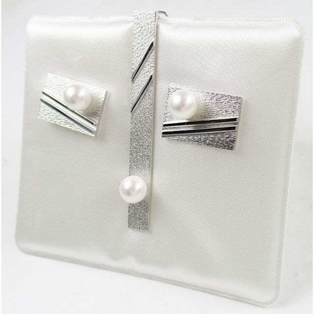 新品☆銀製/本真珠採用ネクタイピンカフス セット(2)の通販 by 新品☆銀製/本真珠採用ネクタイピンカフス セット(2)の通販 by