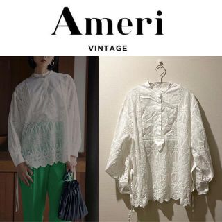 アメリヴィンテージ(Ameri VINTAGE)の【Ameri vintage】♡レースレイヤードドレスシャツ(シャツ/ブラウス(長袖/七分))