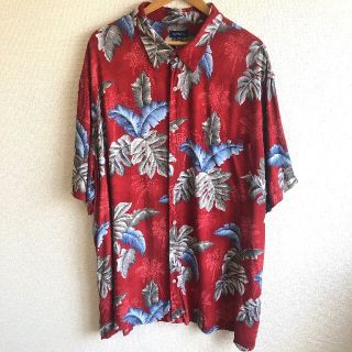 総柄 シャツ　ボタニカル柄　3XL   ※説明参照(シャツ)