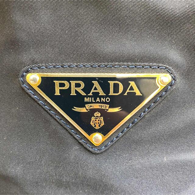 PRADA(プラダ)のr2487 プラダ ナイロン チェーンショルダーバッグ ネイビー レディースのバッグ(ショルダーバッグ)の商品写真
