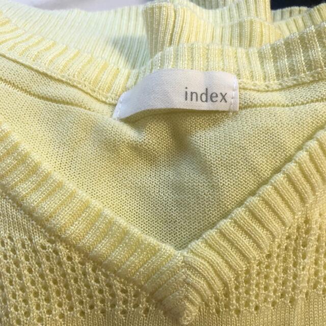 INDEX(インデックス)のINDEX インデックス　チュニック　レディース　トップス　春カラー　Mサイズ レディースのトップス(カットソー(長袖/七分))の商品写真