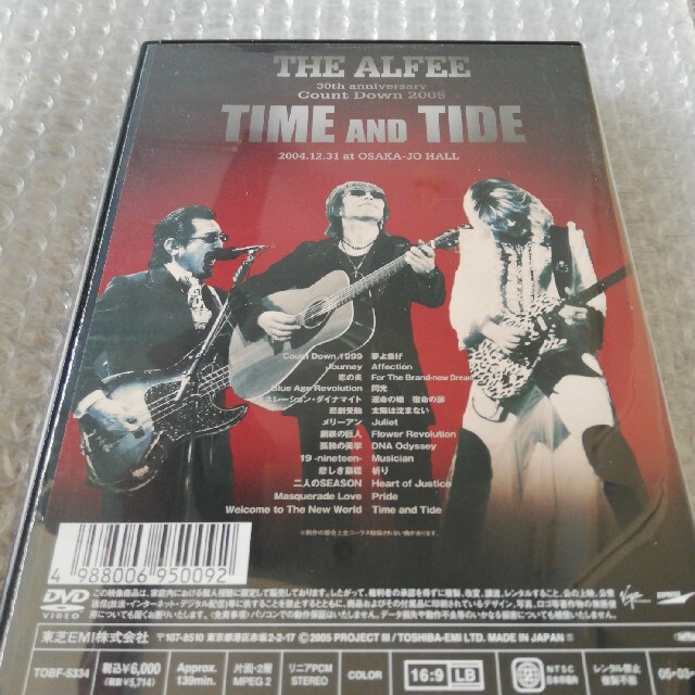 DVD THE ALFEE/30th ANNIVERSARYミュージックDVD_のび