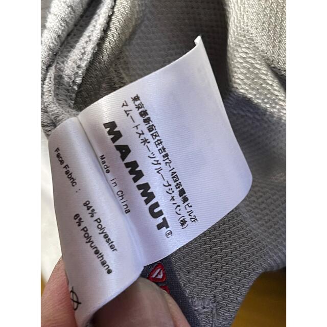 Mammut(マムート)のMAMMUT パーカー グレー アジアLサイズ メンズのジャケット/アウター(マウンテンパーカー)の商品写真