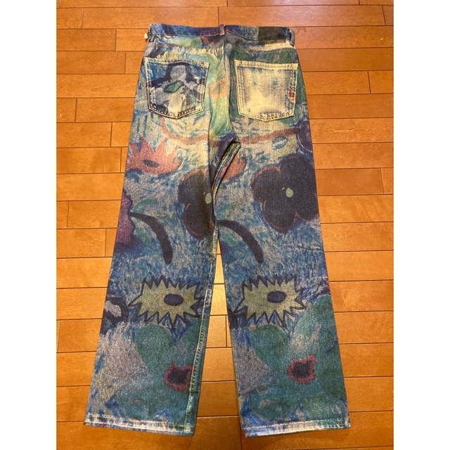 Maison Martin Margiela(マルタンマルジェラ)の新品　アワーレガシー　22ss サードカットデジタルチョークフラワーデニム　29 メンズのパンツ(デニム/ジーンズ)の商品写真