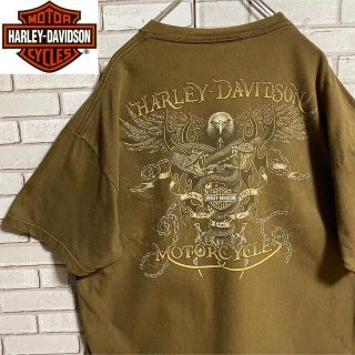 ハーレーダビッドソン(Harley Davidson)の90s 古着 ハーレーダビッドソン USA製 XL バックプリント ゆるだぼ(Tシャツ/カットソー(半袖/袖なし))