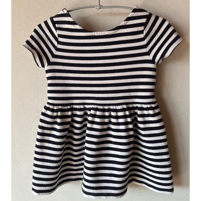 POLO RALPH LAUREN(ポロラルフローレン)のラルフローレン　ボーダーワンピース キッズ/ベビー/マタニティのキッズ服女の子用(90cm~)(ワンピース)の商品写真