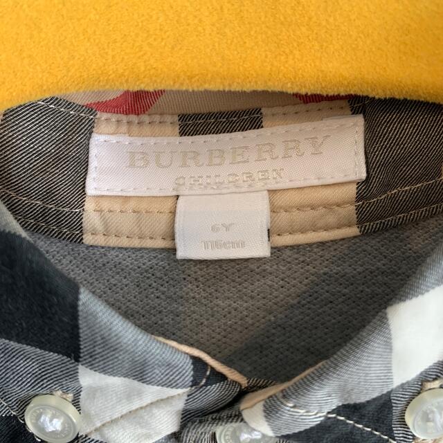 BURBERRY(バーバリー)のBURBERRY CHILDREN 6Y 116cm グレーポロシャツ キッズ/ベビー/マタニティのキッズ服男の子用(90cm~)(Tシャツ/カットソー)の商品写真