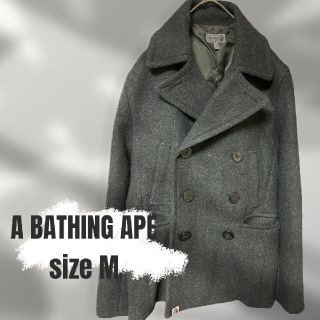 破格、A BATHING APE  ピーコート アンゴラ混