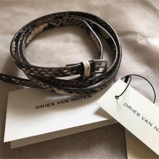 【未使用】DRIES VAN NOTEN クリアベルト