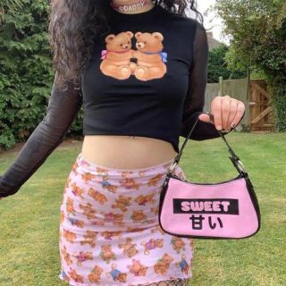 ユニフ(UNIF)のdelia‘s  テディベア ミニスカート(ミニスカート)