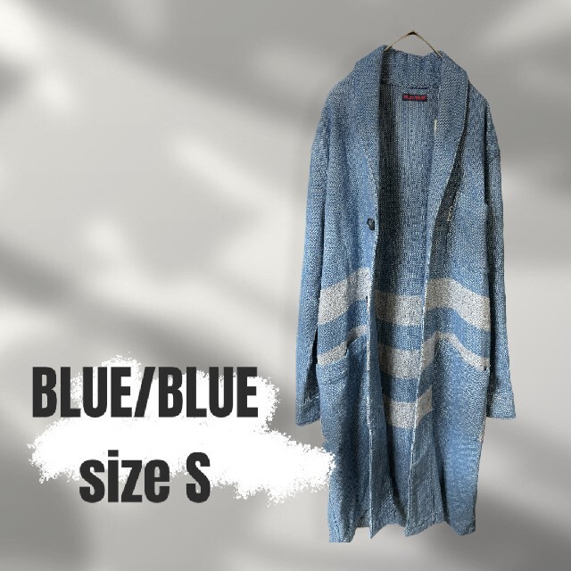 最終価格！90s BLUE/BLUE コート タグ付き 未使用品 ブルーブルー | フリマアプリ ラクマ